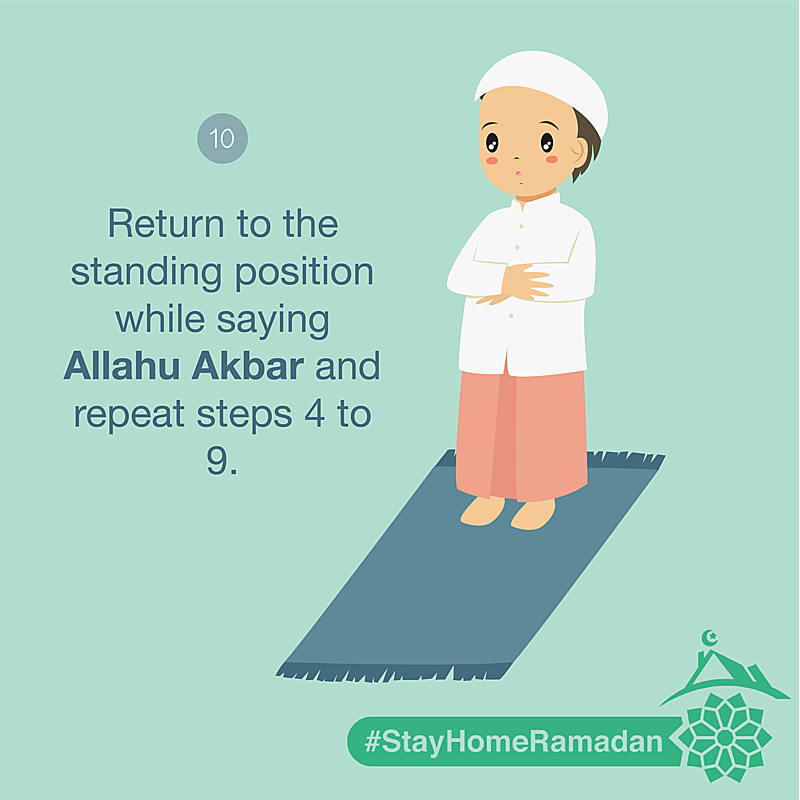 Stand and say AllahuAkbar