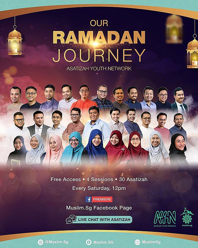 Ramadan Facebook live class for youth in Singapore during covid-19 outbreak