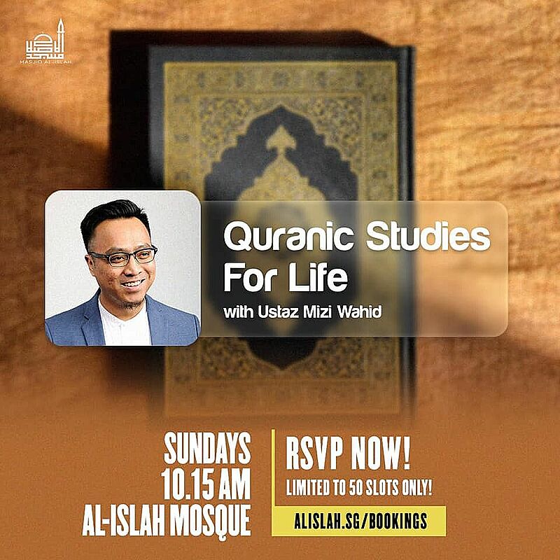 Quranic studies for life Islamic online class by Ustaz Mizi Wahid